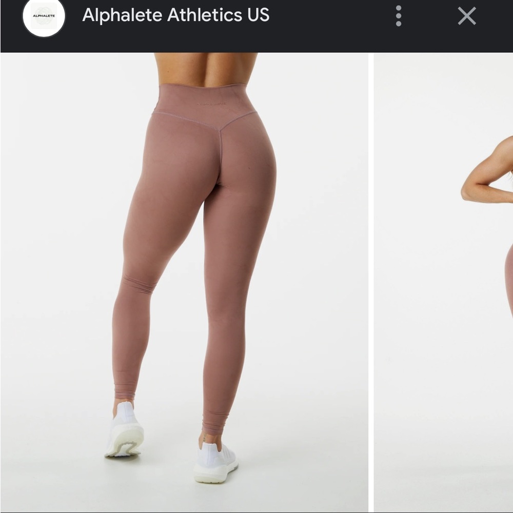 Dusty Rose Wonder Alphalux Alphalete Legging